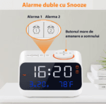 Ceas desteptator DAVIKER, radio FM - imagine 8