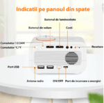 Ceas desteptator DAVIKER, radio FM - imagine 6