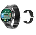 Smartwatch GT4 PRO, apel bluetooth, rezistent la apa, Notificari Apeluri/Sms/Social Media, monitorizare activitati fizice, somn, ritm cardiac, pedometru, player muzica + o curea