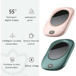 Incalzitor pentru cana DAVIKER, Afisaj digital inteligent la 65 grade - imagine 5