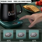 Incalzitor pentru cana DAVIKER, Afisaj digital inteligent la 65 grade - imagine 4