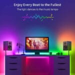 Banda LED RGB DAVIKER, de 5 metri + telecomanda - imagine 5