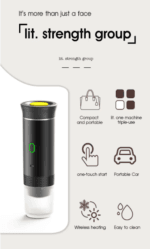 Espressor portabil, DAVIKER, cafea macinata, capsule Nespresso, Nescafe, Dolce Gusto - imagine 5