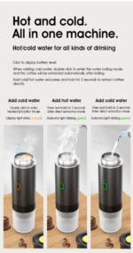 Espressor portabil, DAVIKER, cafea macinata, capsule Nespresso, Nescafe, Dolce Gusto - imagine 4