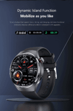 Smartwatch GT4 PRO, apel bluetooth, rezistent la apa, Notificari Apeluri/Sms/Social Media, monitorizare activitati fizice, somn, ritm cardiac, pedometru, player muzica + o curea - imagine 9