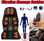 Husa auto DAVIKER, cu incalzire si masaj, 8 trepte masaj, 3 trepte intensitate, telecomanda, incarcator priza casa + incarcator bricheta auto - imagine 3