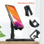 Suport universal pentru telefon sau tableta, DAVIKER, negru - imagine 3