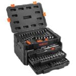 Trusa scule, set chei tubulare VEVOR, Chei Tubulare SAE & Metric, 1/4", 3/8", 1/2"